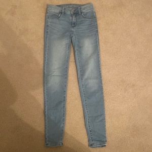super stretch american eagle jeggings